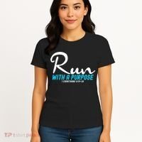 1 Corinthians 924 26 Run With A Purpose Women's T-Shirt thumb 4
