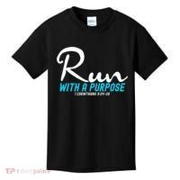 1 Corinthians 924 26 Run With A Purpose Kids T-Shirt thumb 0
