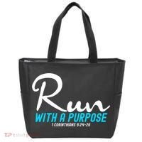 1 Corinthians 924 26 Run With A Purpose Tote Bag thumb 0