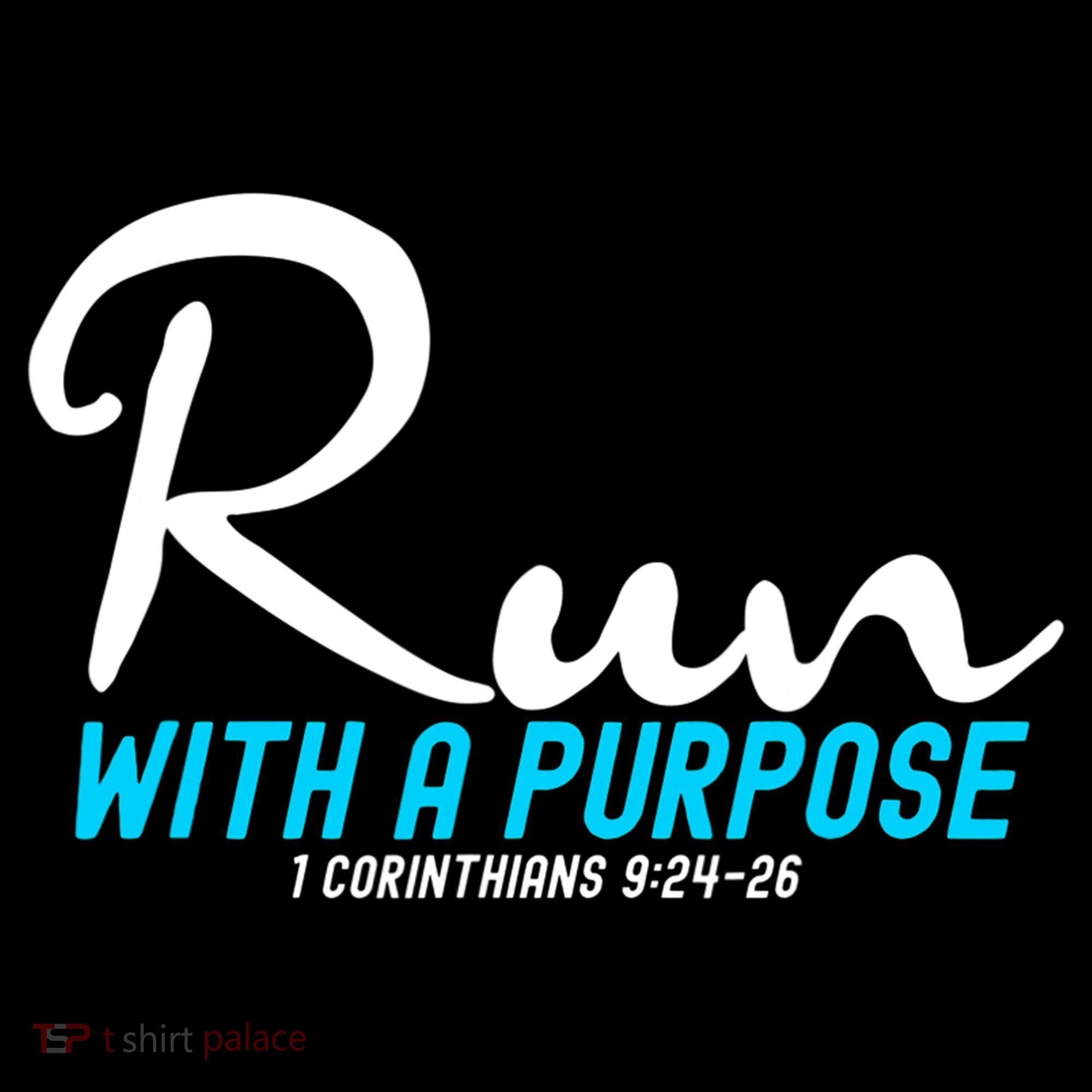 1 Corinthians 924 26 Run With A Purpose Tote Bag