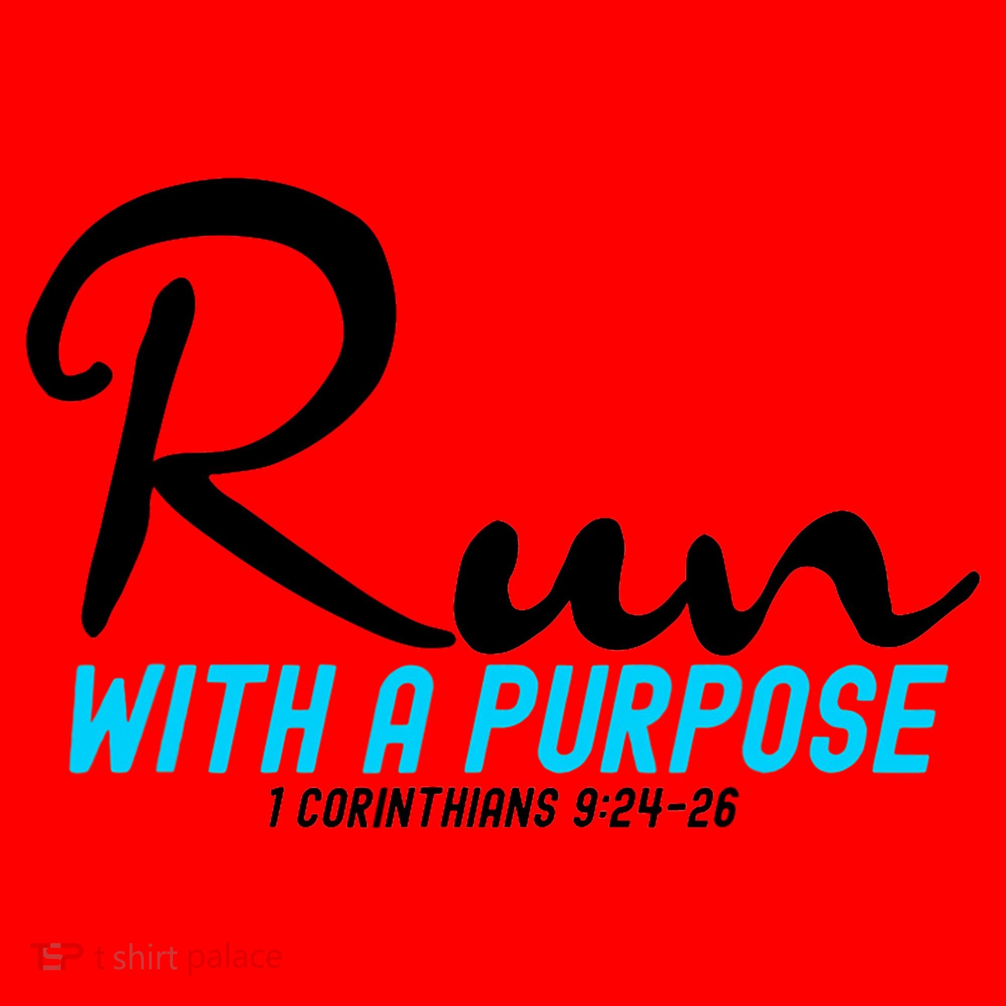 1 Corinthians 924 26 Run With A Purpose Santa Hat