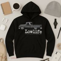 10 Classic C10 Truck Lowlife Stance Is Everything Hoodie thumb 3