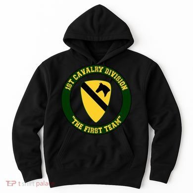1st Cavalry Division Veteran Always A Soldier Military Xmas Hoodie