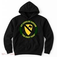 1st Cavalry Division Veteran Always A Soldier Military Xmas Hoodie thumb 0