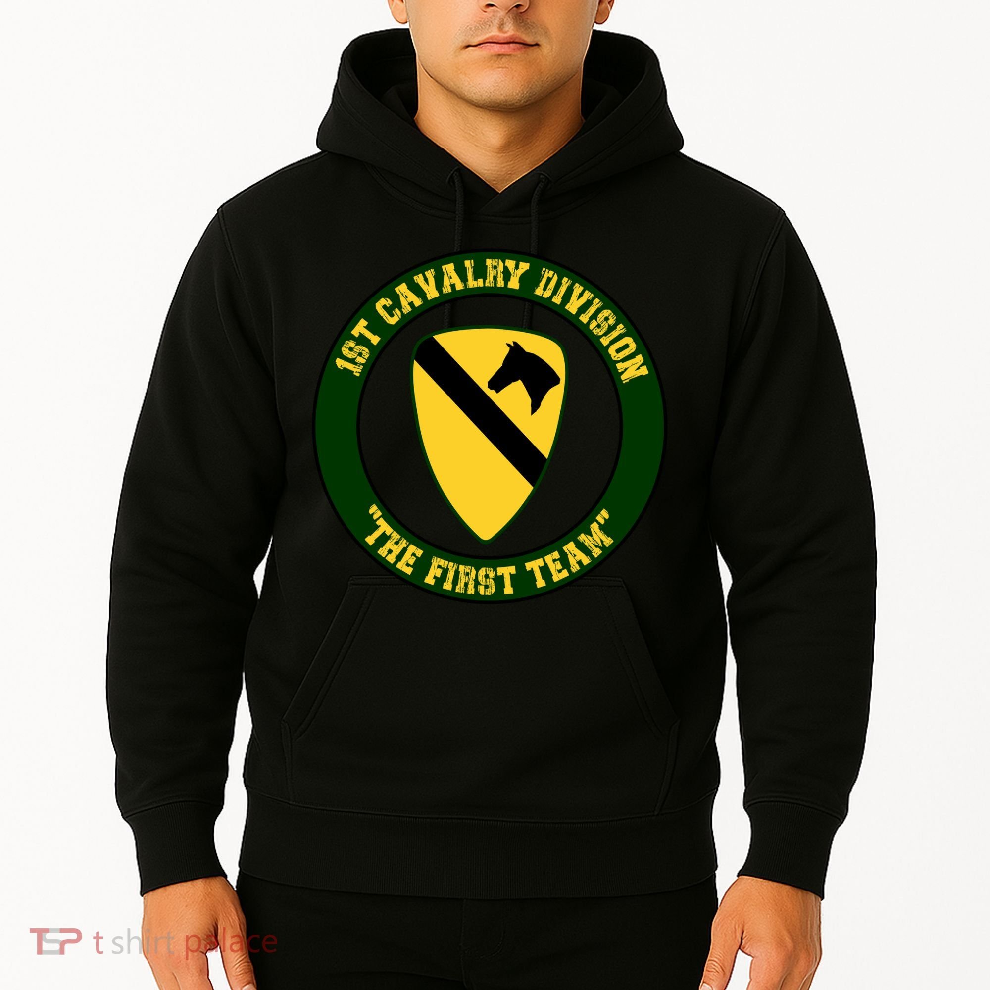 1st Cavalry Division Veteran Always A Soldier Military Xmas Hoodie