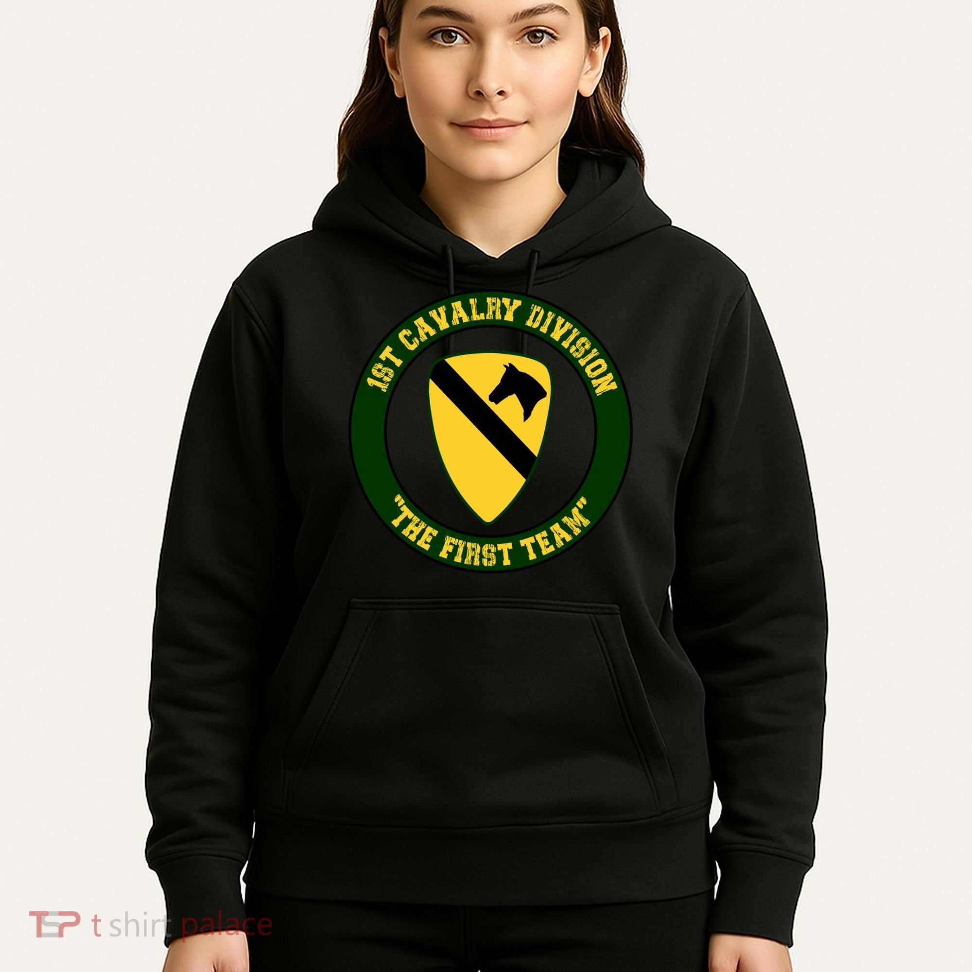 1st Cavalry Division Veteran Always A Soldier Military Xmas Hoodie