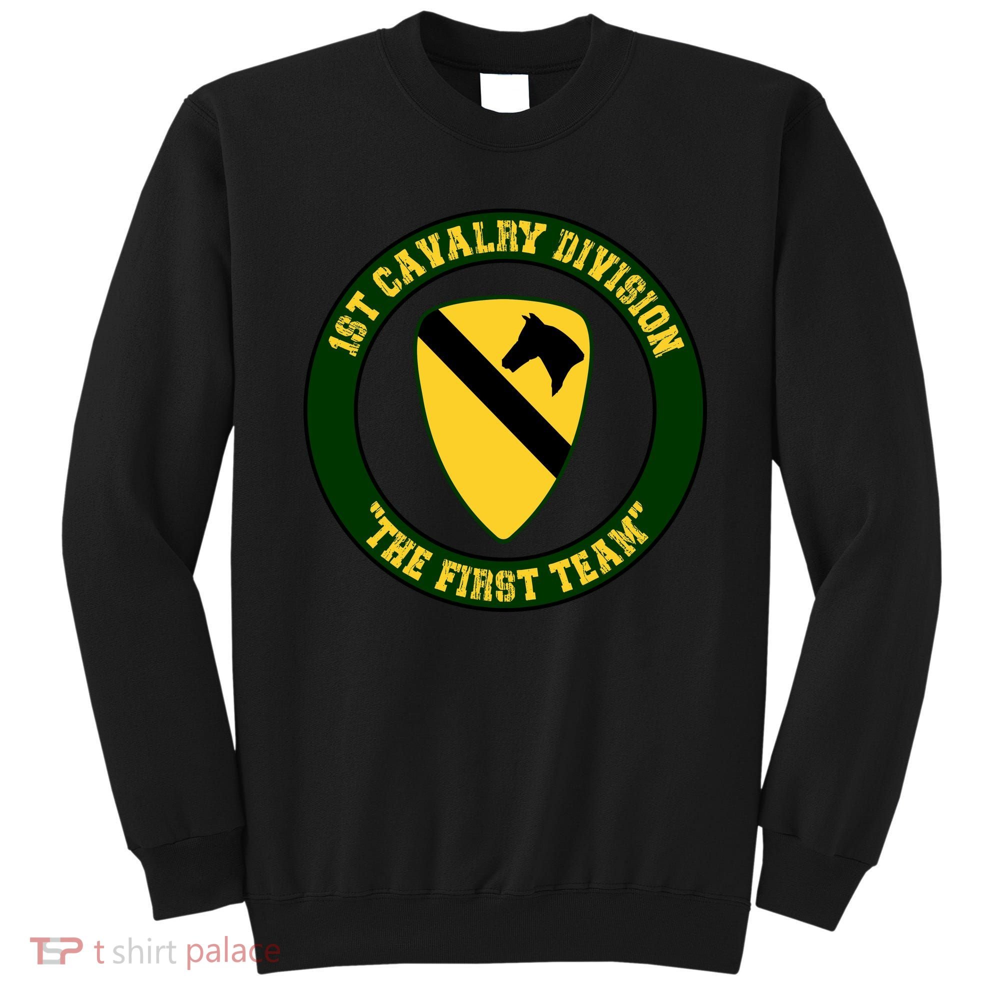1st Cavalry Division Veteran Always A Soldier Military Xmas Sweatshirt