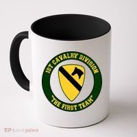 1st Cavalry Division Veteran Always A Soldier Military Xmas Coffee Mug thumb 0