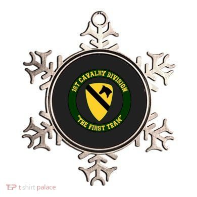 1st Cavalry Division Veteran Always A Soldier Military Xmas Ornament