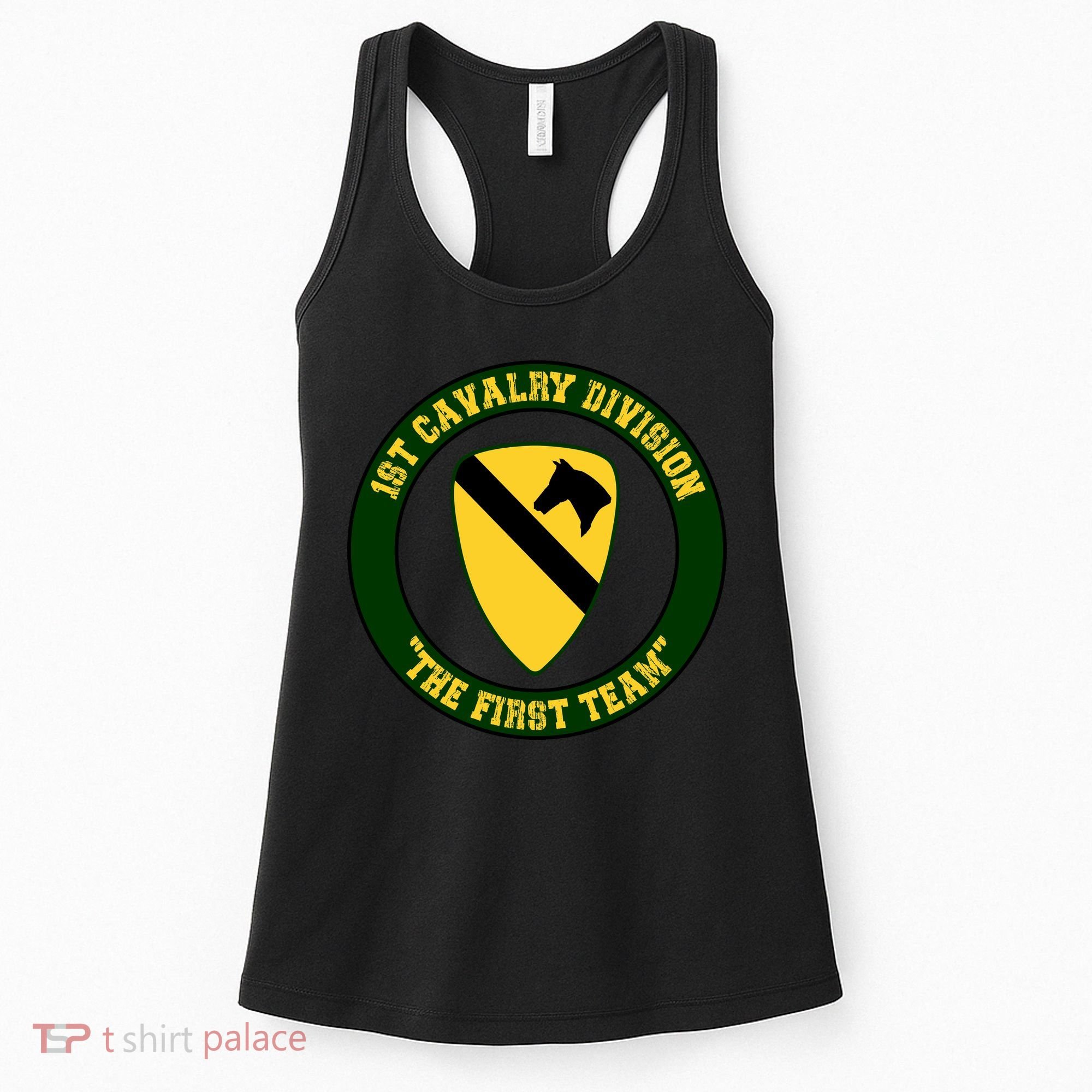 1st Cavalry Division Veteran Always A Soldier Military Xmas Women's Tank Top
