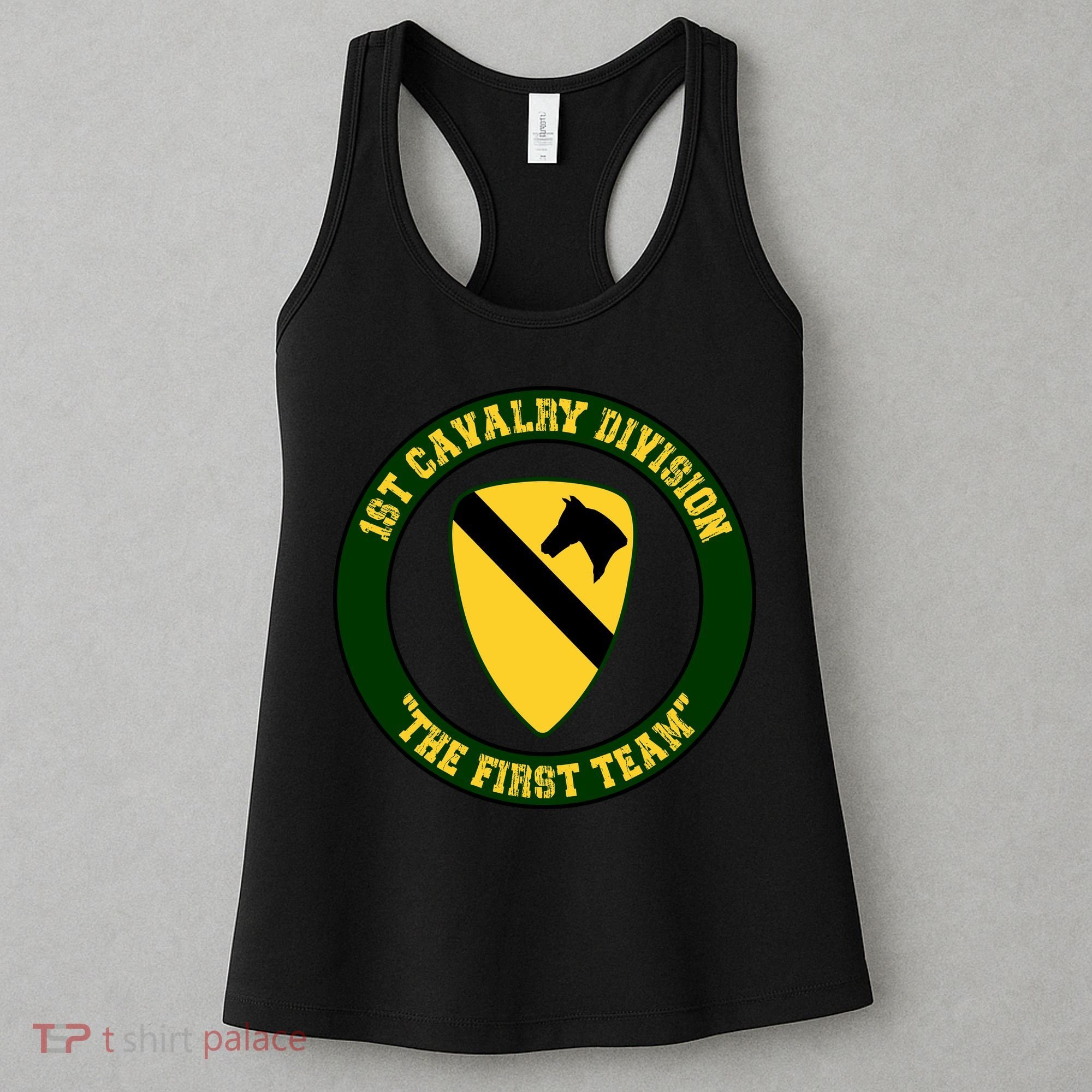 1st Cavalry Division Veteran Always A Soldier Military Xmas Women's Tank Top