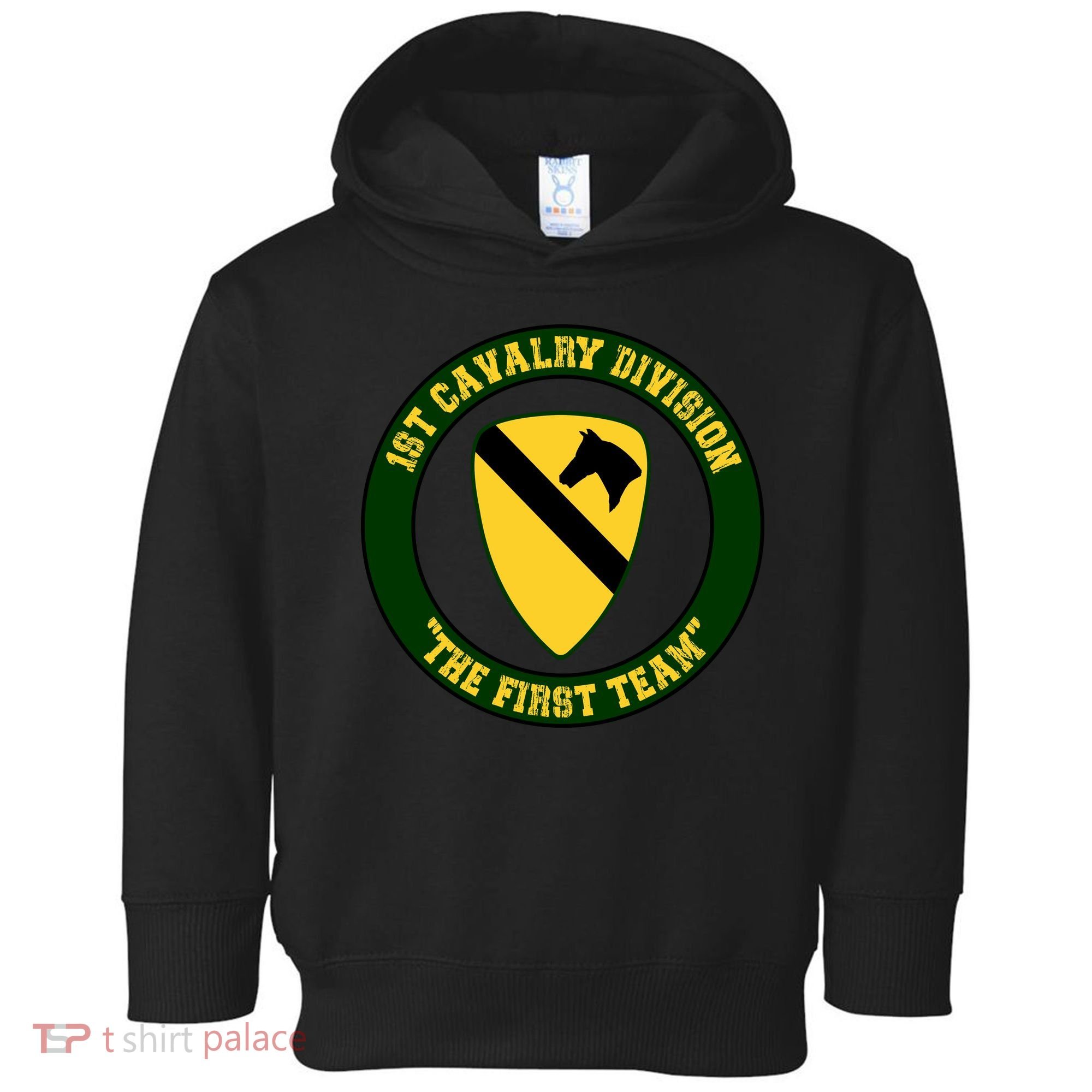1st Cavalry Division Veteran Always A Soldier Military Xmas Toddler Hoodie