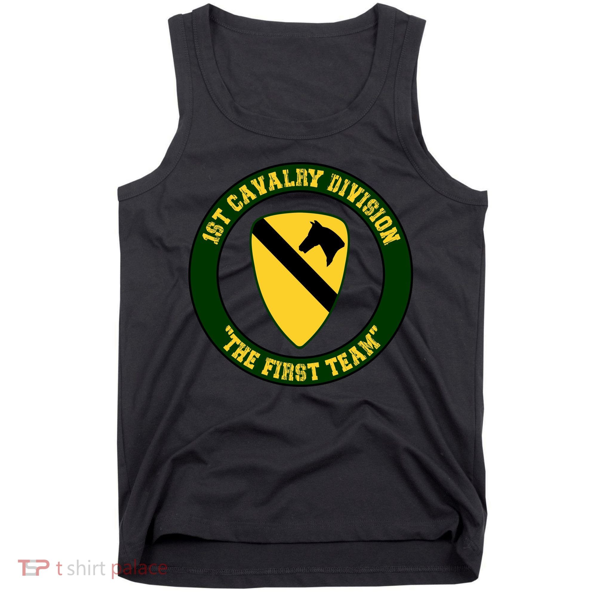 1st Cavalry Division Veteran Always A Soldier Military Xmas Tank Top