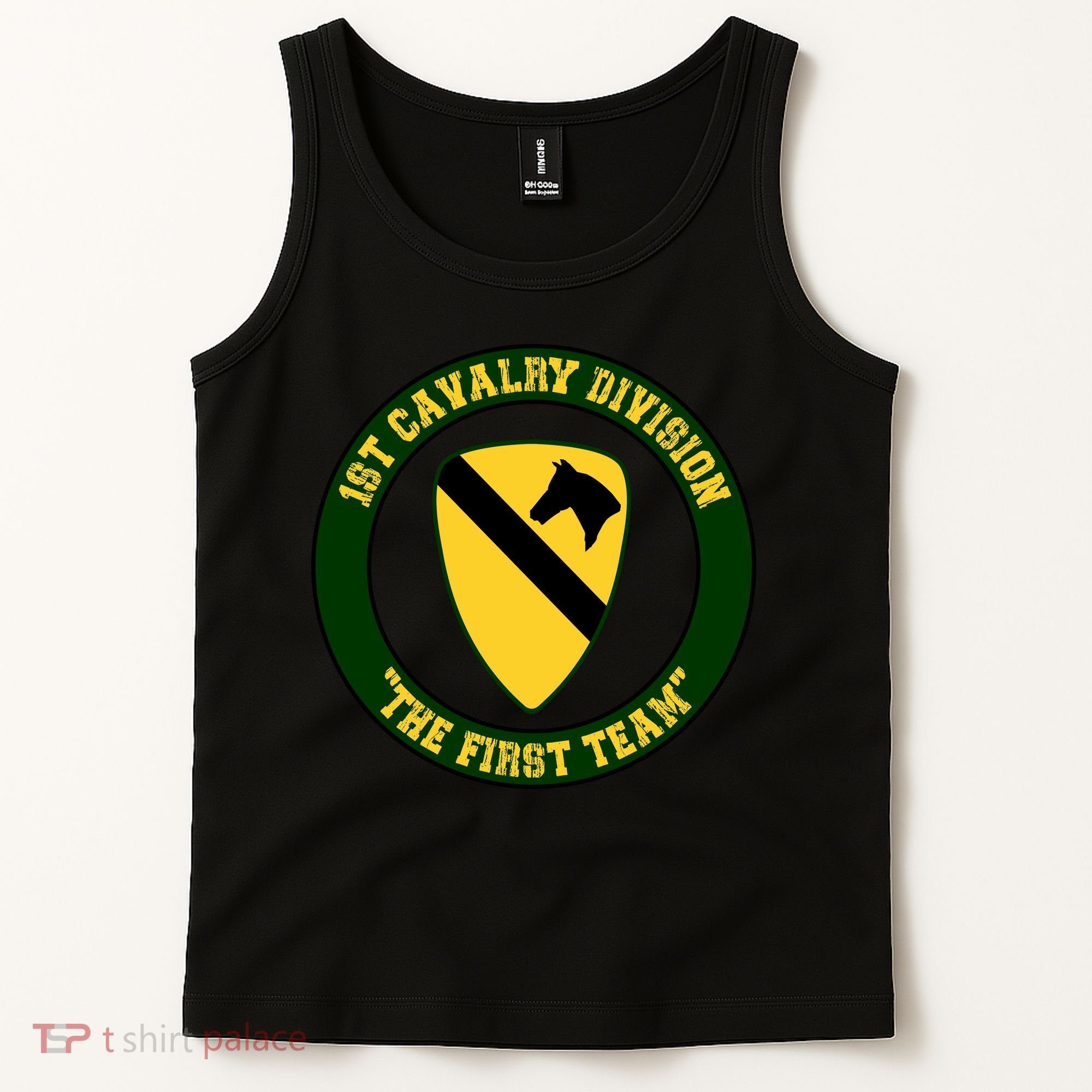 1st Cavalry Division Veteran Always A Soldier Military Xmas Tank Top