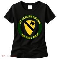 1st Cavalry Division Veteran Always A Soldier Military Xmas Women's T-Shirt thumb 0