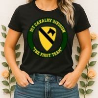 1st Cavalry Division Veteran Always A Soldier Military Xmas Women's T-Shirt thumb 2
