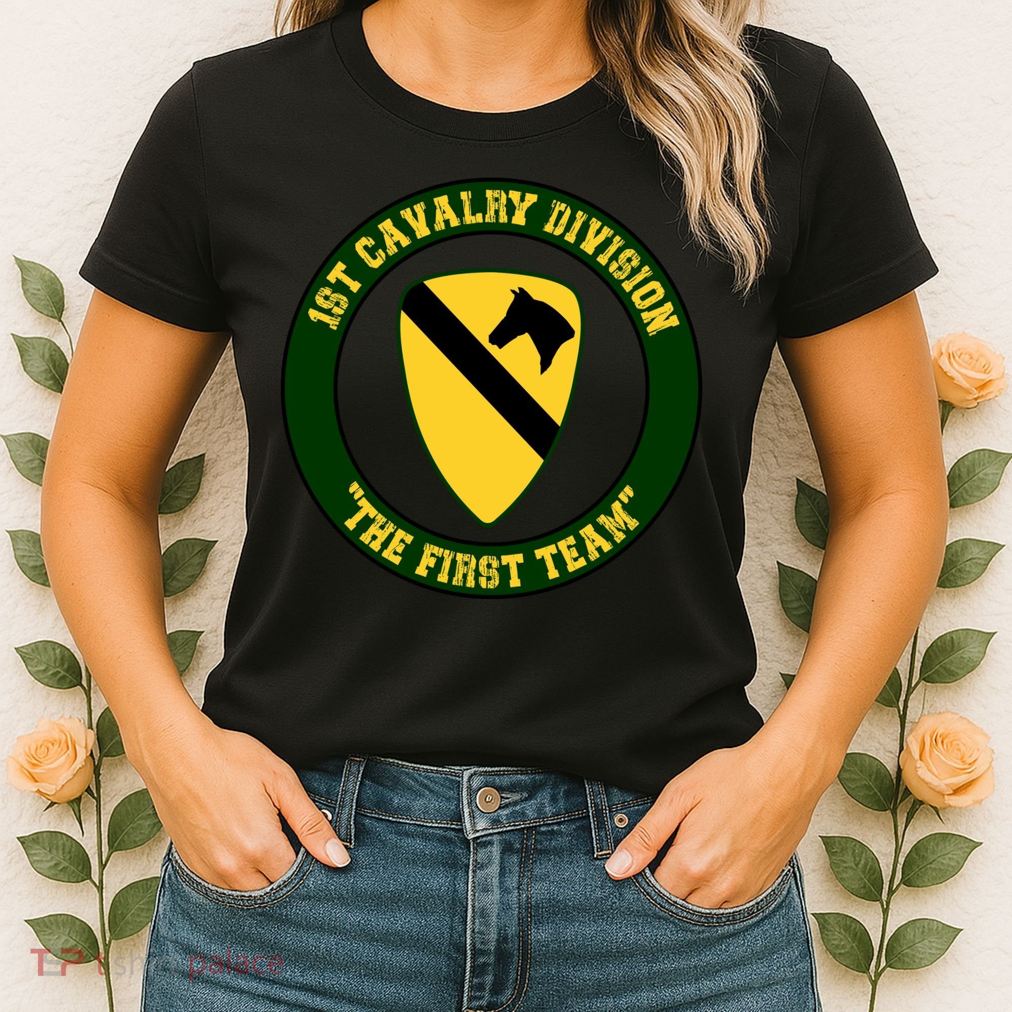 1st Cavalry Division Veteran Always A Soldier Military Xmas Women's T-Shirt