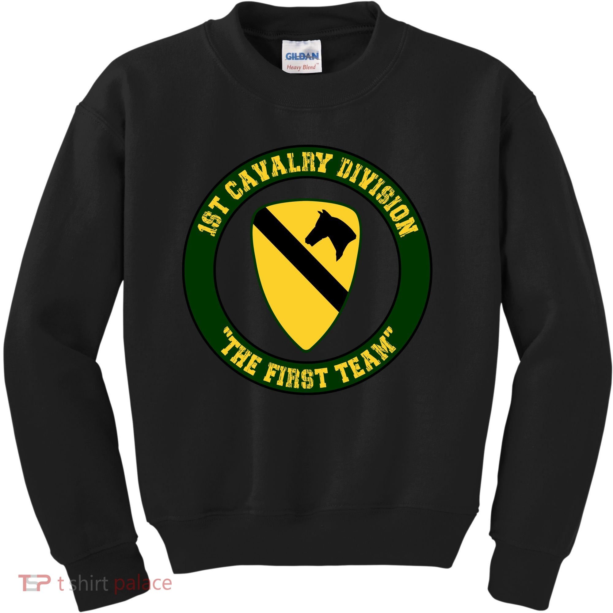 1st Cavalry Division Veteran Always A Soldier Military Xmas Kids Sweatshirt