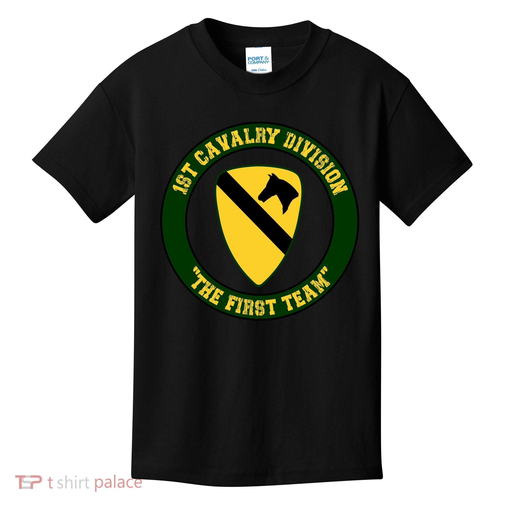 1st Cavalry Division Veteran Always A Soldier Military Xmas Kids T-Shirt