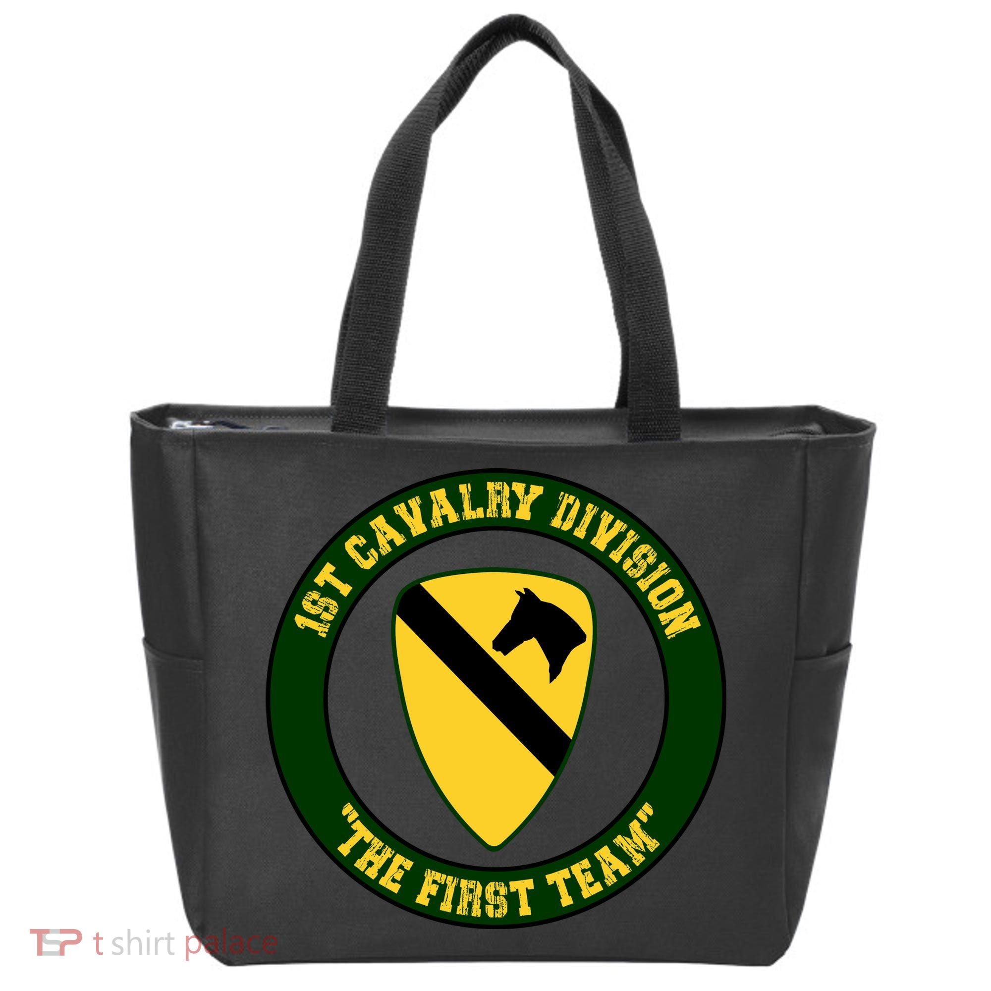 1st Cavalry Division Veteran Always A Soldier Military Xmas Tote Bag