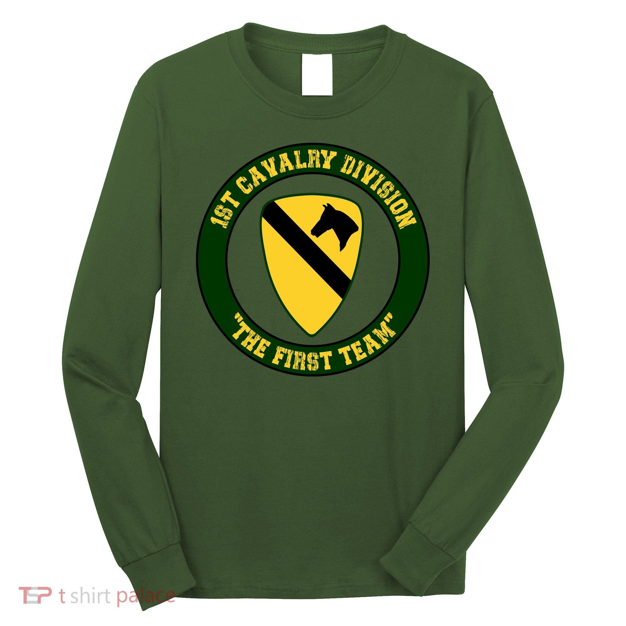 1st Cavalry Division Veteran Always A Soldier Military Xmas Long Sleeve Shirt