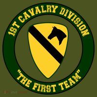 1st Cavalry Division Veteran Always A Soldier Military Xmas Long Sleeve Shirt thumb 2