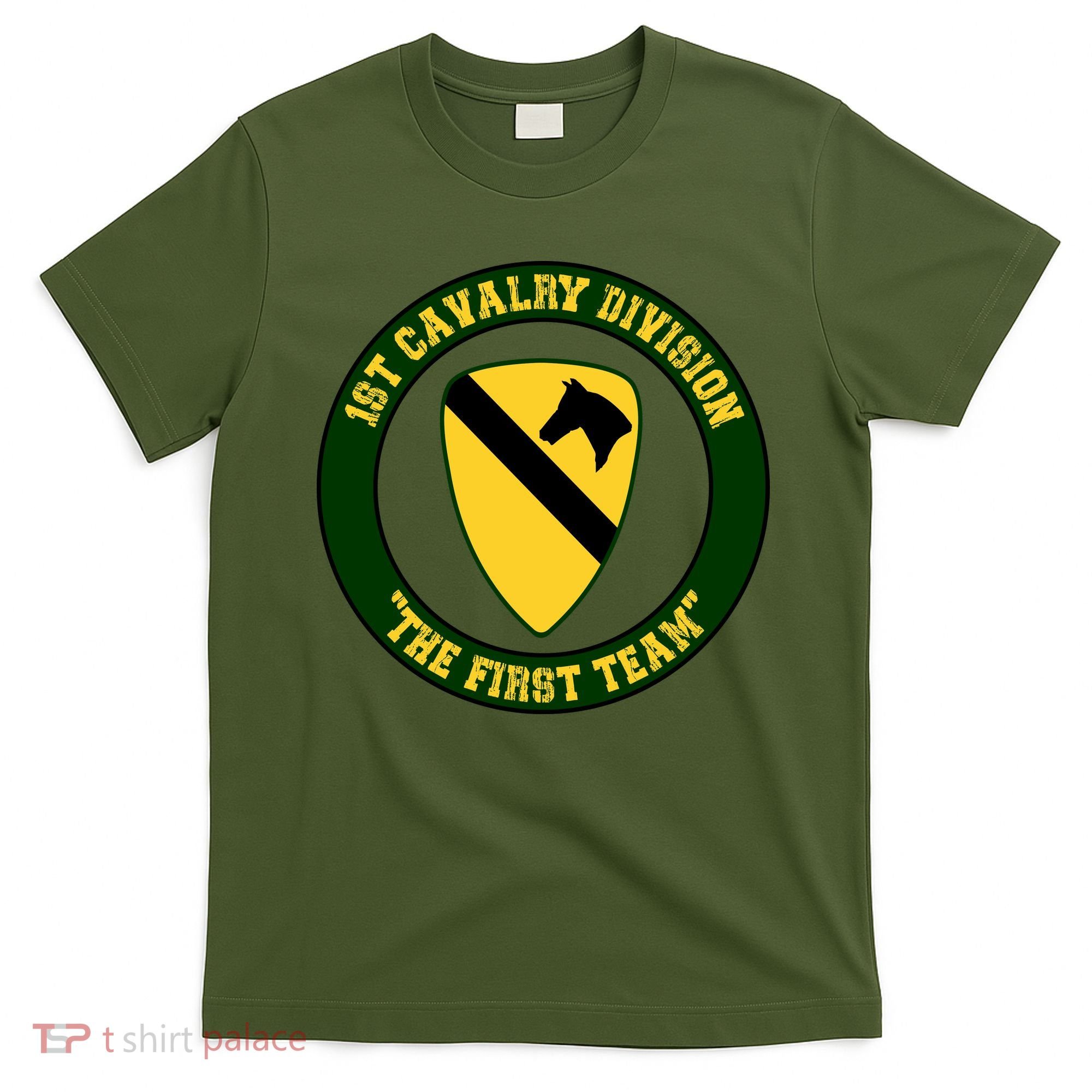 1st Cavalry Division Veteran Always A Soldier Military Xmas T-Shirt
