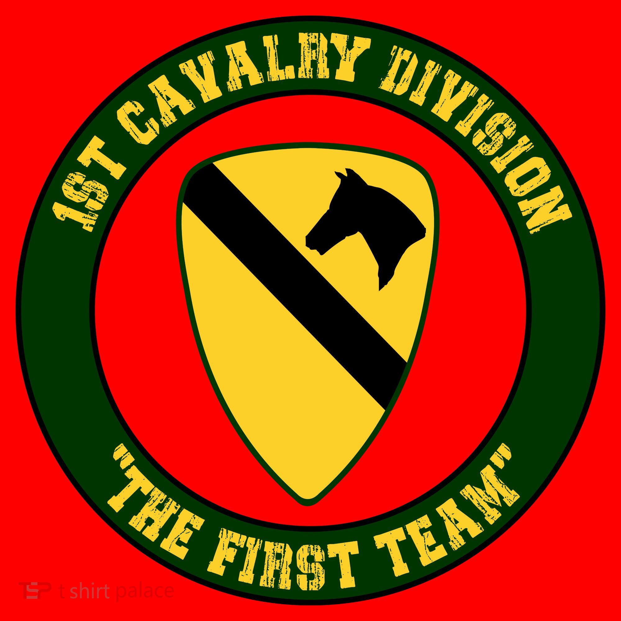 1st Cavalry Division Veteran Always A Soldier Military Xmas Santa Hat