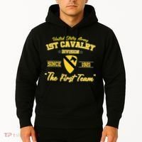 1st Cavalry Division Veteran Always A Soldier Military Xmas Hoodie thumb 2