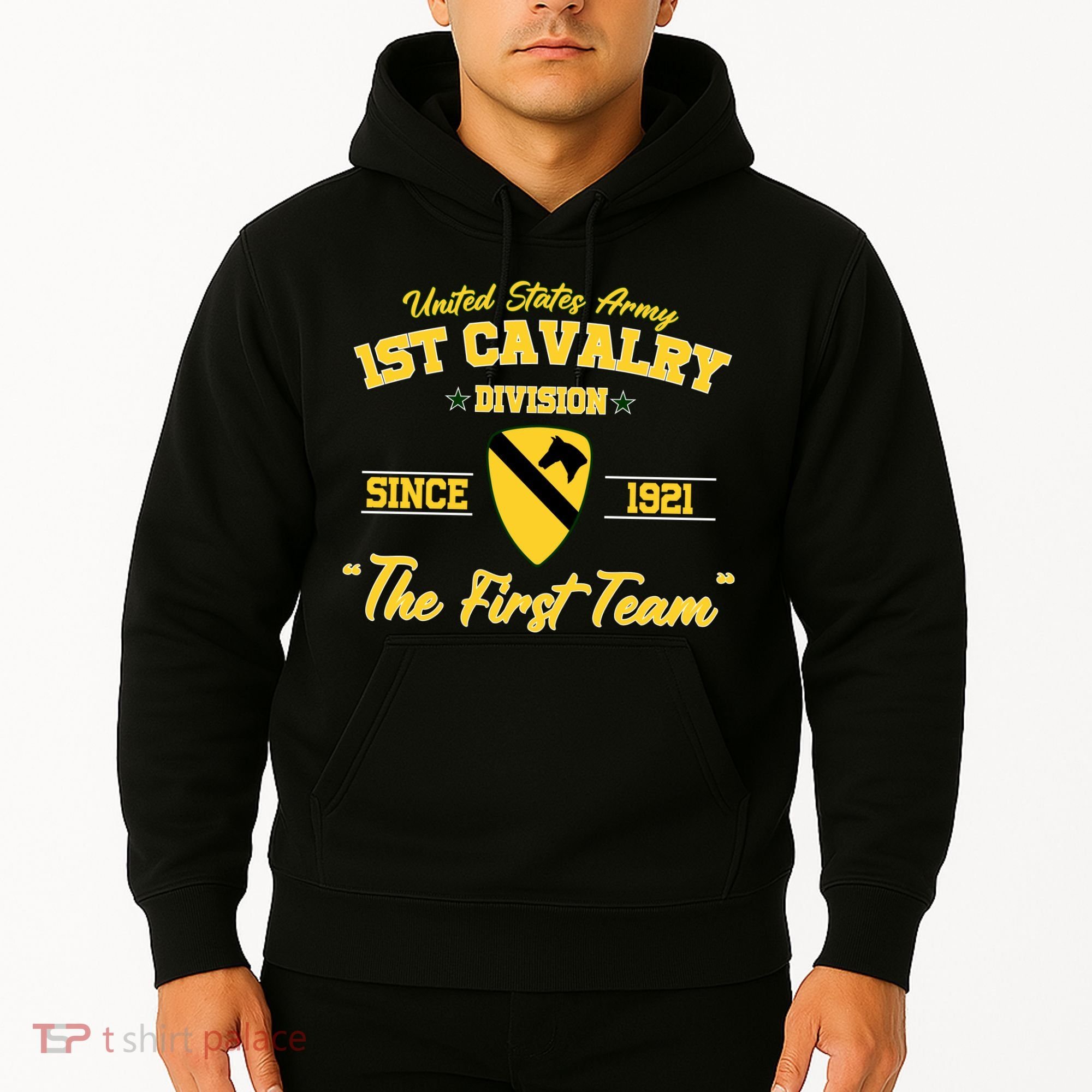 1st Cavalry Division Veteran Always A Soldier Military Xmas Hoodie
