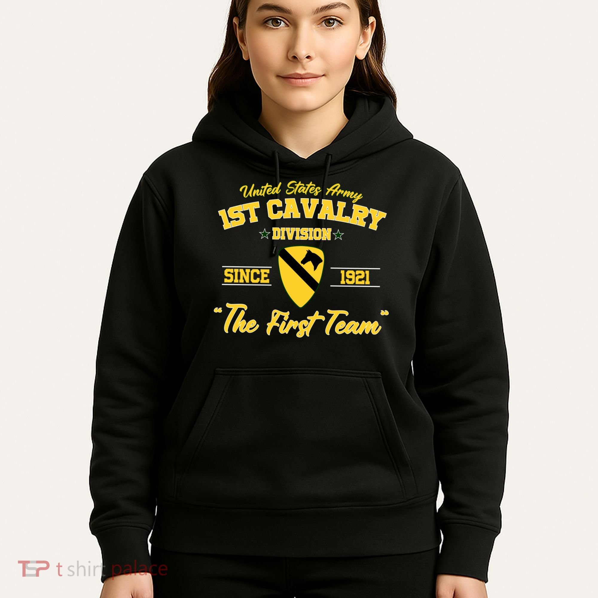 1st Cavalry Division Veteran Always A Soldier Military Xmas Hoodie