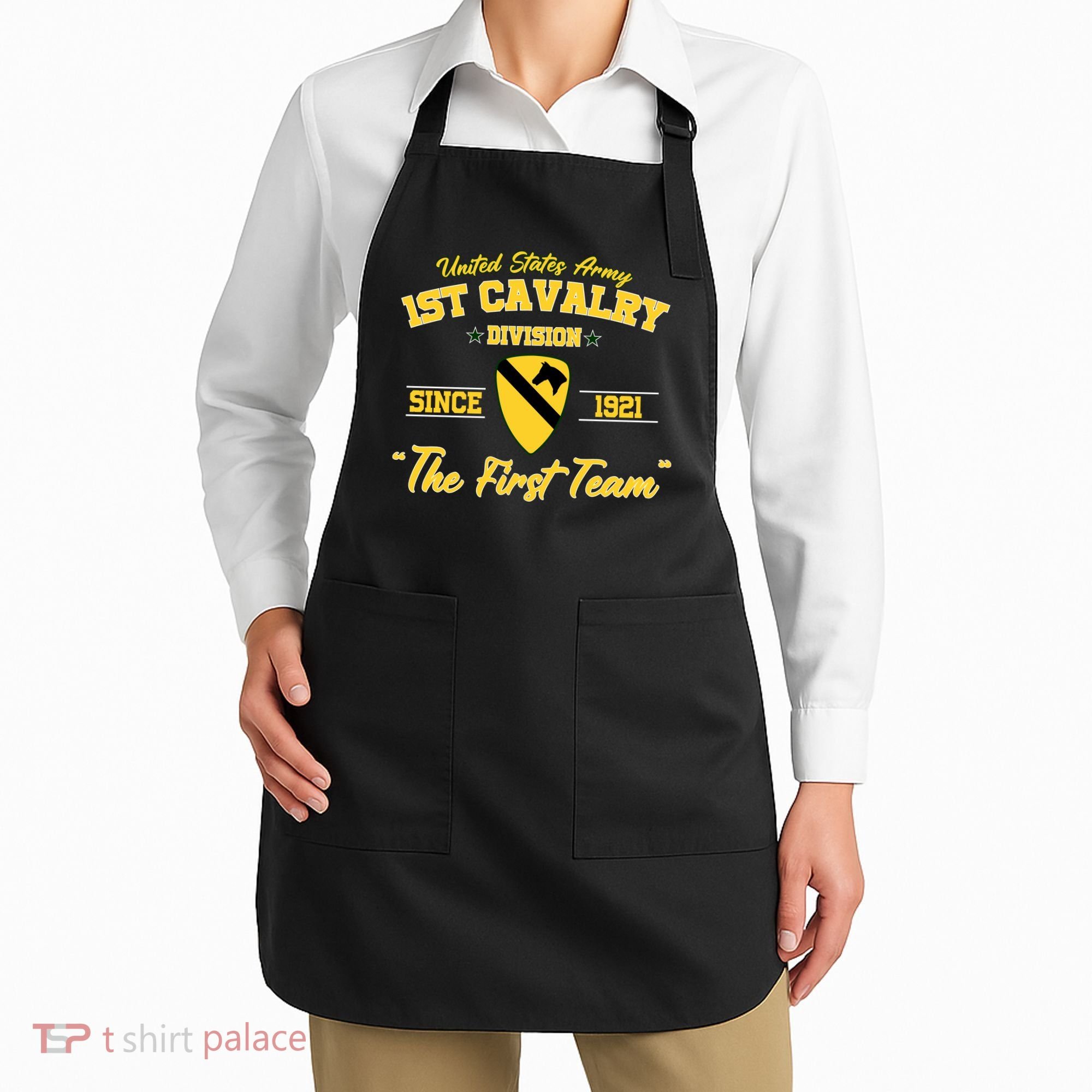 1st Cavalry Division Veteran Always A Soldier Military Xmas Apron