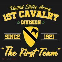 1st Cavalry Division Veteran Always A Soldier Military Xmas Sweatshirt thumb 3