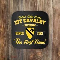1st Cavalry Division Veteran Always A Soldier Military Xmas Coaster thumb 0