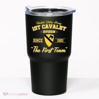 1st Cavalry Division Veteran Always A Soldier Military Xmas Tumbler thumb 0