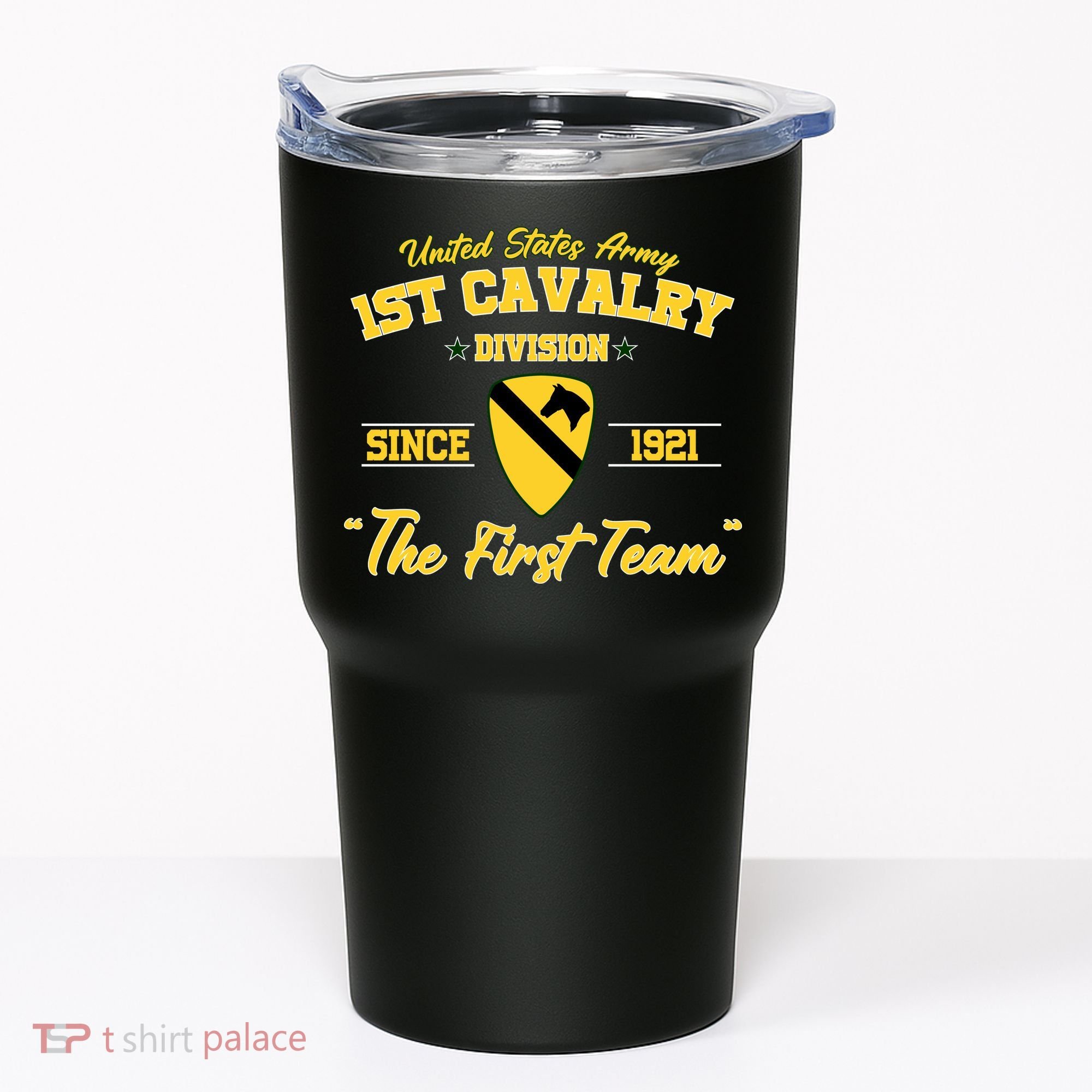 1st Cavalry Division Veteran Always A Soldier Military Xmas Tumbler