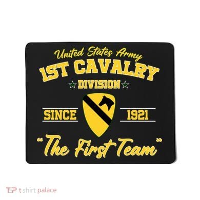 1st Cavalry Division Veteran Always A Soldier Military Xmas Mousepad