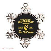 1st Cavalry Division Veteran Always A Soldier Military Xmas Ornament thumb 0