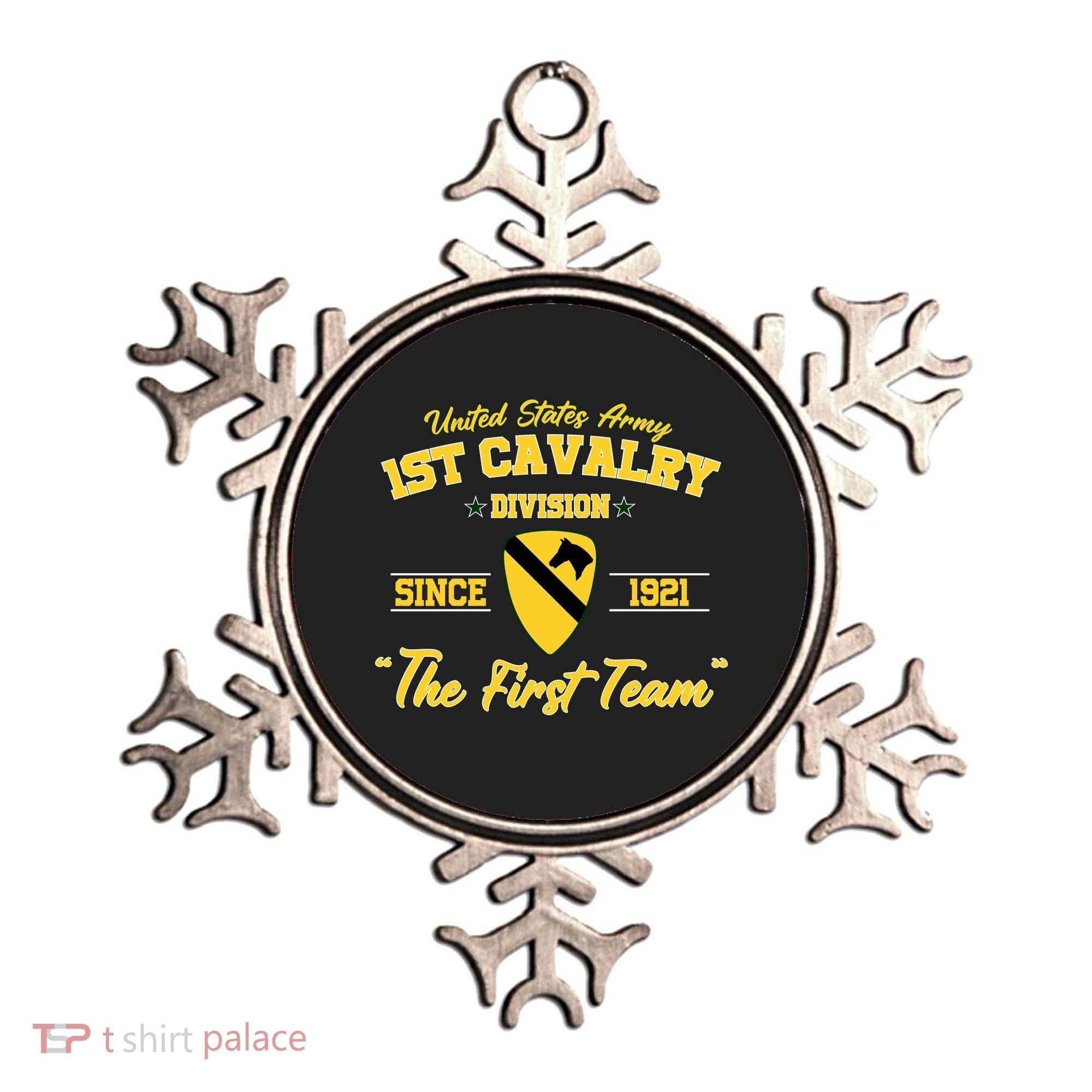 1st Cavalry Division Veteran Always A Soldier Military Xmas Ornament