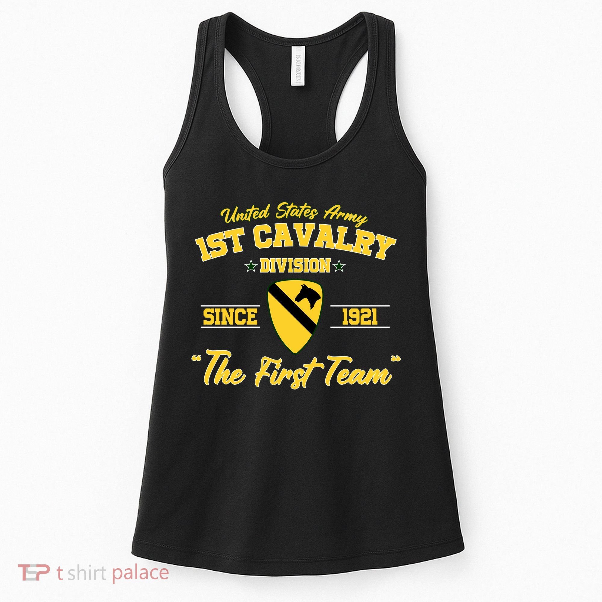 1st Cavalry Division Veteran Always A Soldier Military Xmas Women's Tank Top