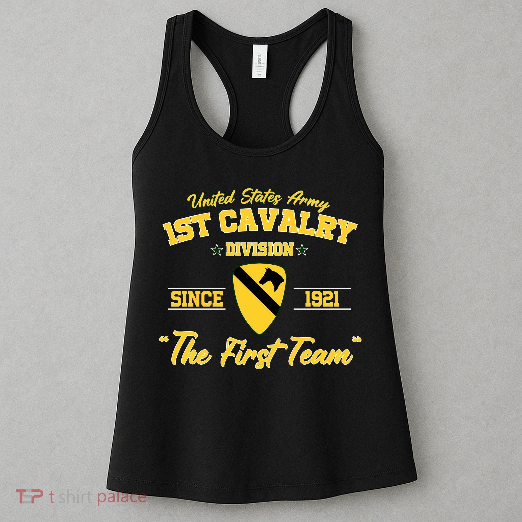 1st Cavalry Division Veteran Always A Soldier Military Xmas Women's Tank Top