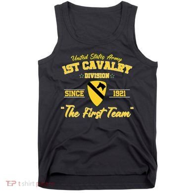 1st Cavalry Division Veteran Always A Soldier Military Xmas Tank Top