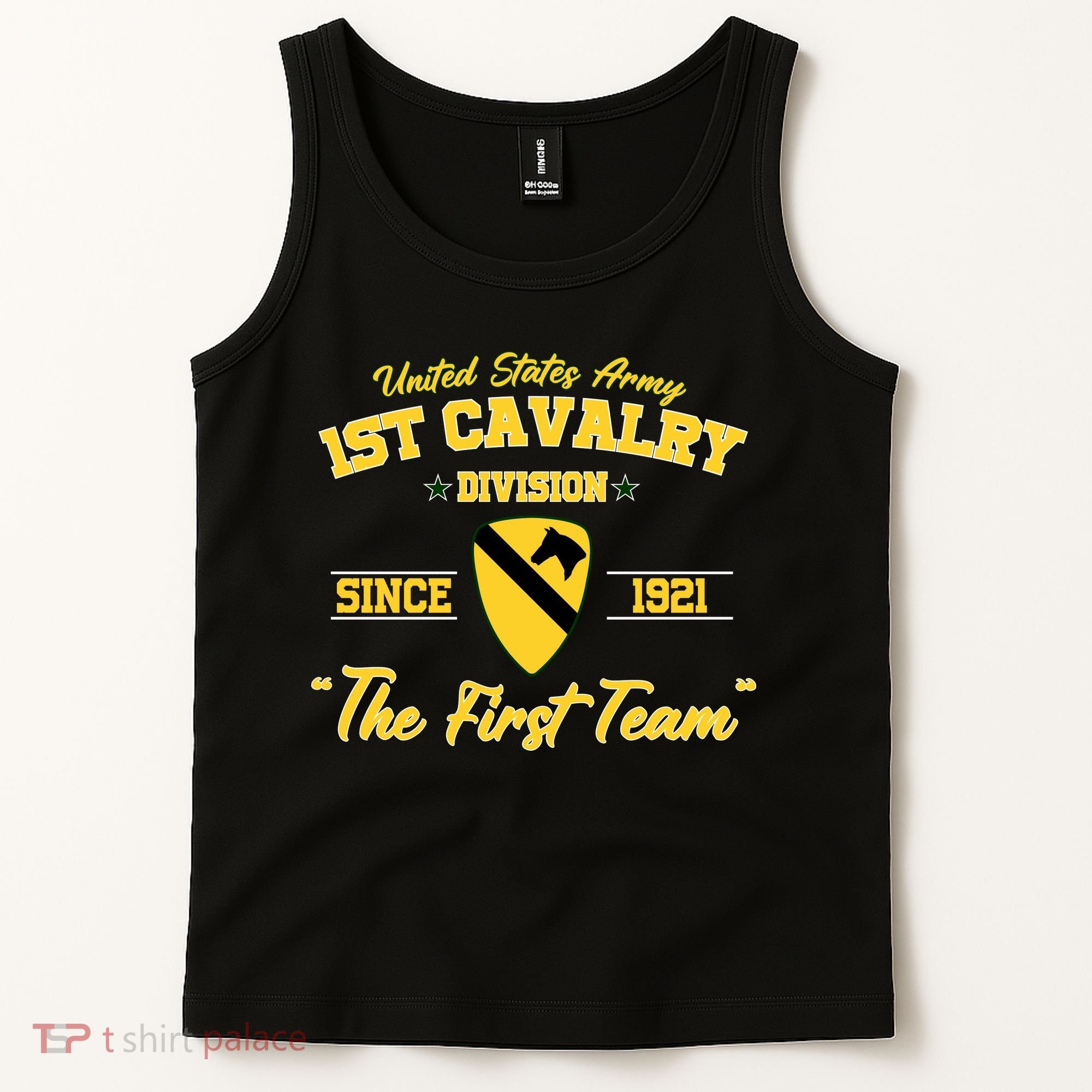 1st Cavalry Division Veteran Always A Soldier Military Xmas Tank Top