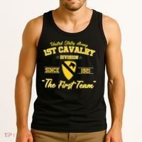 1st Cavalry Division Veteran Always A Soldier Military Xmas Tank Top thumb 3