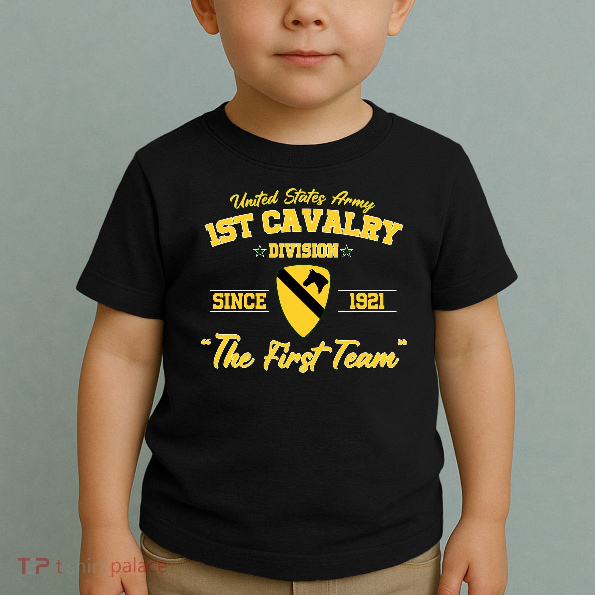 1st Cavalry Division Veteran Always A Soldier Military Xmas Toddler T-Shirt