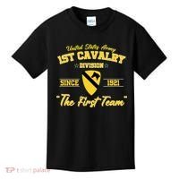 1st Cavalry Division Veteran Always A Soldier Military Xmas Kids T-Shirt thumb 0