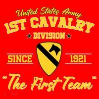 1st Cavalry Division Veteran Always A Soldier Military Xmas Santa Hat thumb 1