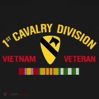 1st Cavalry Division Vietnam Veteran 1st Air Cav In Vietnam Long Sleeve Shirt thumb 2