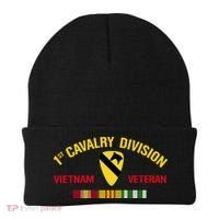 1st Cavalry Division Vietnam Veteran 1st Air Cav In Vietnam Beanie thumb 0