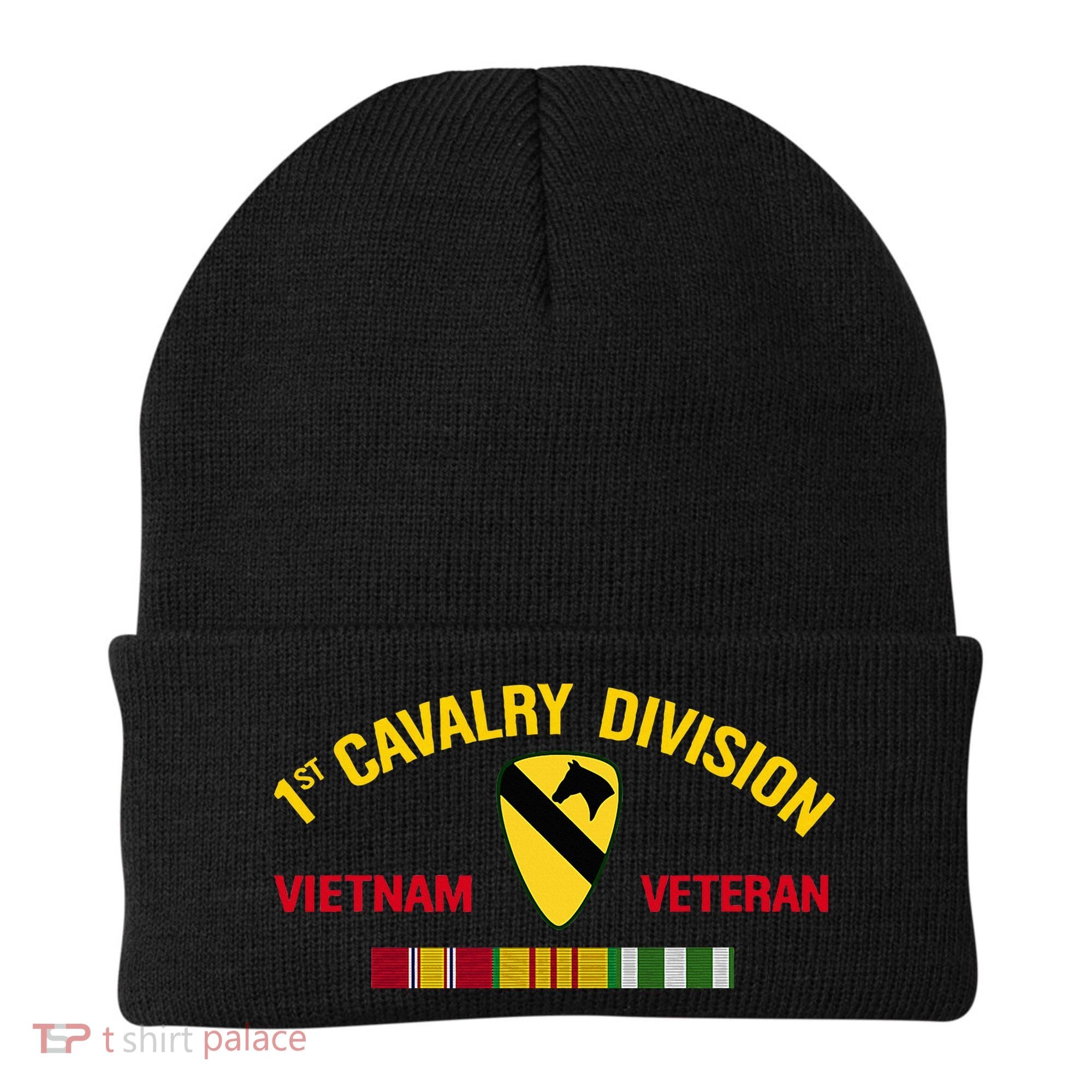 1st Cavalry Division Vietnam Veteran 1st Air Cav In Vietnam Beanie